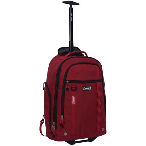 coleman backpack with wheels.